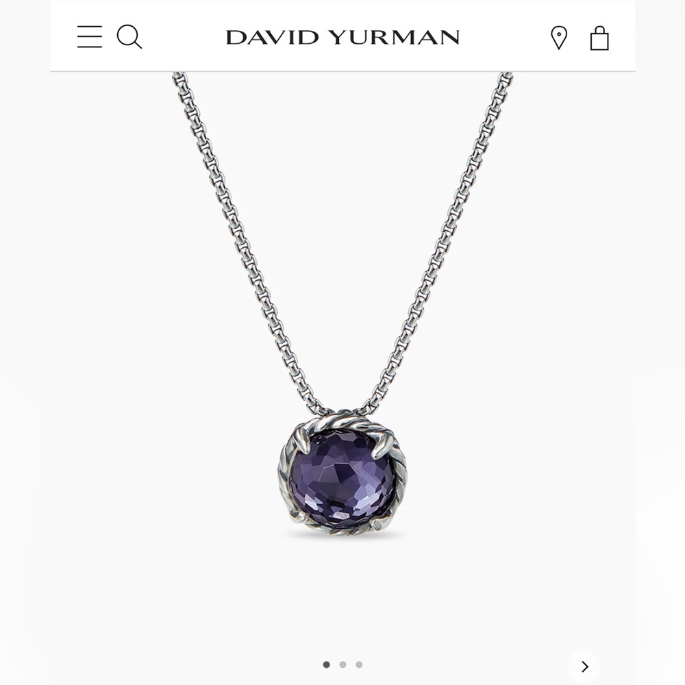 David Yurman Petite Chatelaine® Necklace
Sterling Silver with Black Orchid